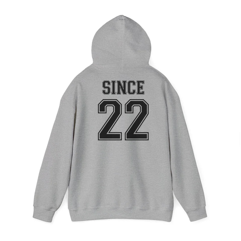 mamagibt Personalisierter Partner Hoodie mit Datum Hubby