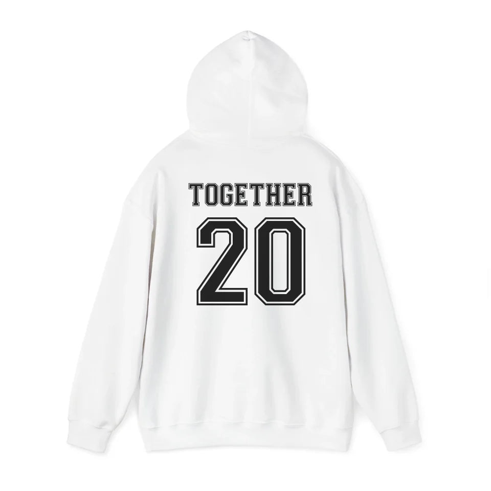 mamagibt Personalisierter Partner Hoodie mit Datum Wifey