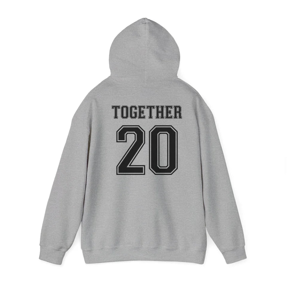 mamagibt Personalisierter Partner Hoodie mit Datum Wifey
