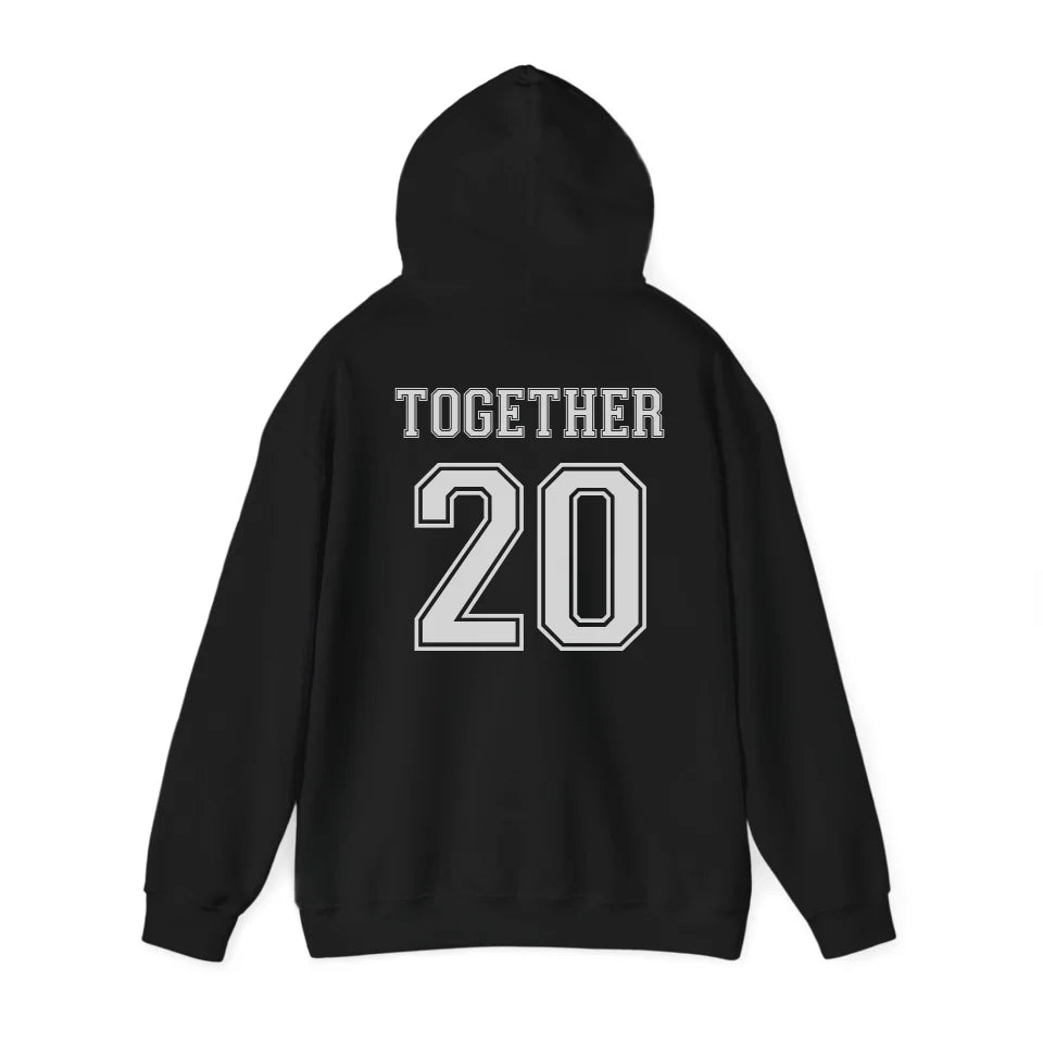 mamagibt Personalisierter Partner Hoodie mit Datum Wifey