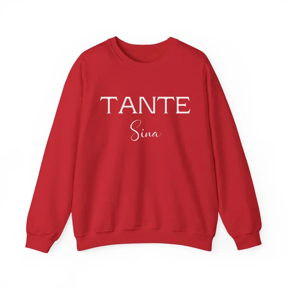 Printify Personalisierter Pullover Tante mit Namen