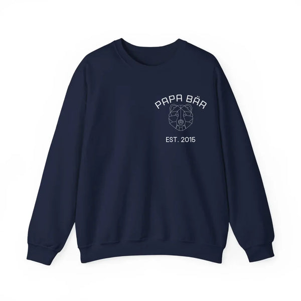 Personalisierbares Sweatshirt Papa Bär