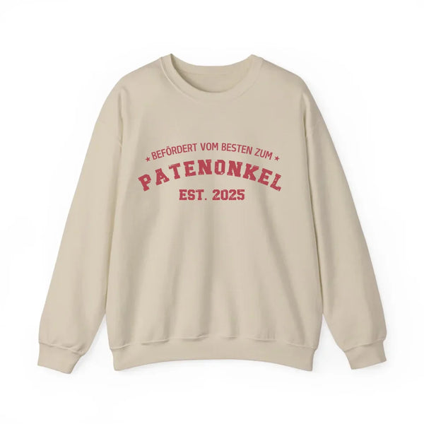 1Personalisierbares Sweatshirt befördert zum Patenonkel
