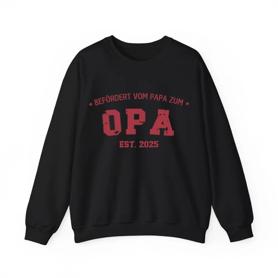 Printify 1Personalisierbares Sweatshirt befördert zum Opa