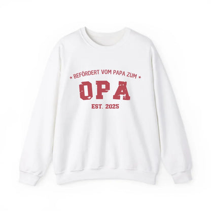 Printify 1Personalisierbares Sweatshirt befördert zum Opa