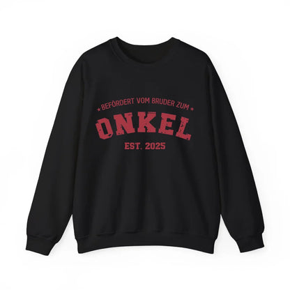 Printify 1Personalisierbares Sweatshirt befördert zum Onkel