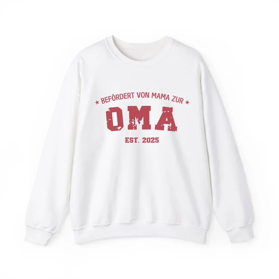 Printify 1Personalisierbares Sweatshirt befördert zur Oma