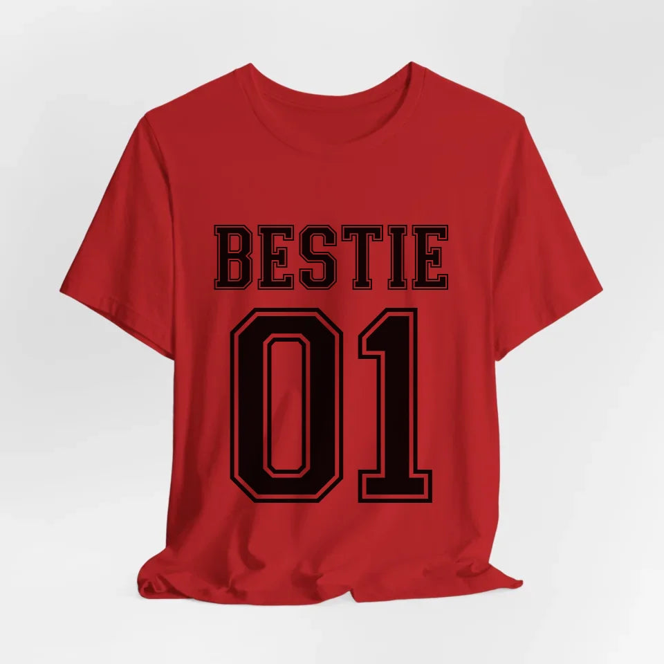 Printify T-Shirt Bestie number one personalisiert