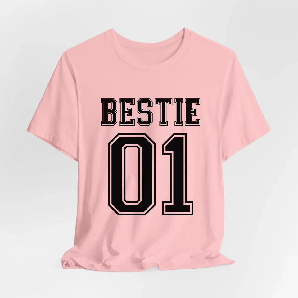 Printify T-Shirt Bestie number one personalisiert