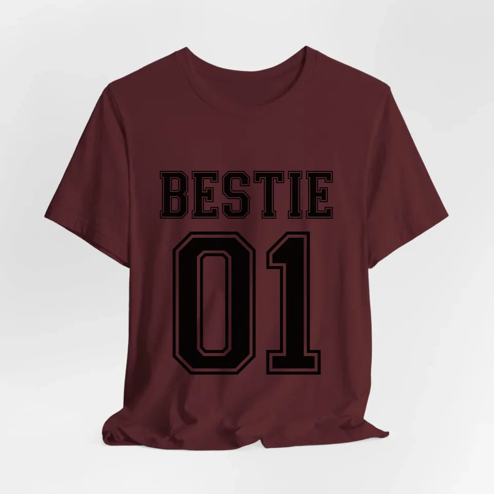 Printify T-Shirt Bestie number one personalisiert