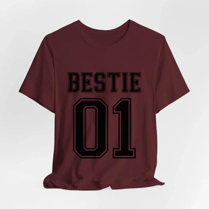 Printify T-Shirt Bestie number one personalisiert