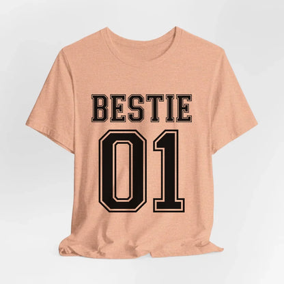 Printify T-Shirt Bestie number one personalisiert