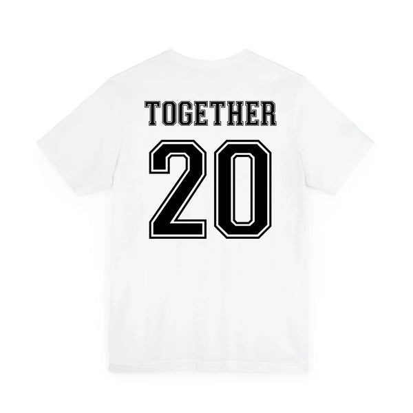 Personalisiertes Partner T-Shirt mit Datum Wifey