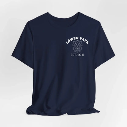Printify Löwen Papa T-Shirt personalisierbar