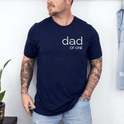 Printify Personalisierbares Papa T-Shirt T-Shirt Papa Design 2 Navy