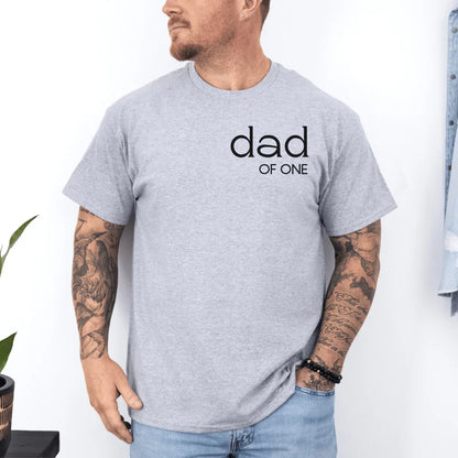 Printify Personalisierbares Papa T-Shirt T-Shirt Papa Design 2 Athletic Heather