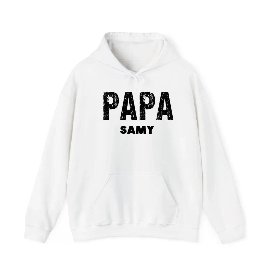 mamagibt Papa Hoodie personalisierbar mit Namen