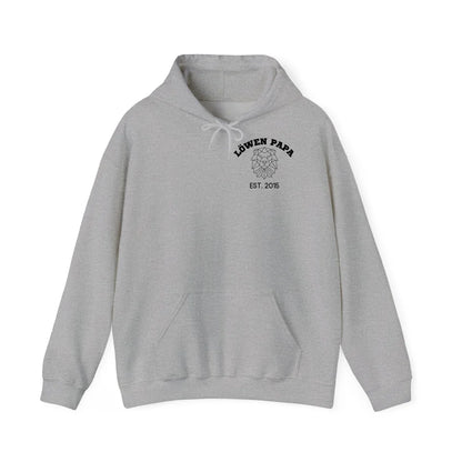 Printify Hoodie Löwen Papa mit Datum personalisiert