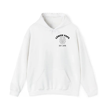 Printify Hoodie Löwen Papa mit Datum personalisiert
