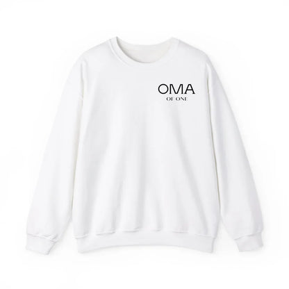 Printify Sweatshirt Oma personalisiert Sweatshirt Oma Design 4 White