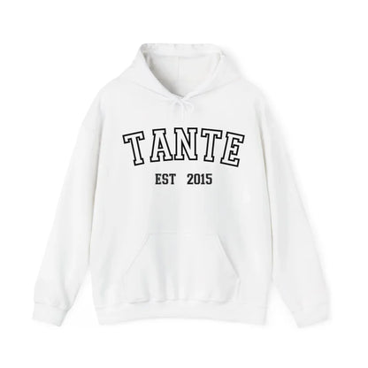 Printify Tante Hoodie mit Datum personalisiert
