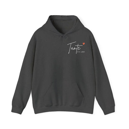 Printify Hoodie Tante mit Datum