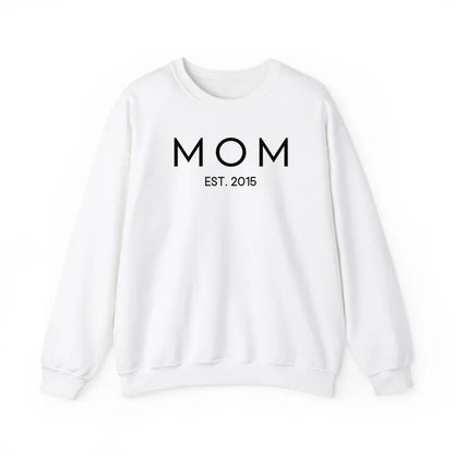 Printify Personalisiertes Mama Sweatshirt mit Geburtsdatum