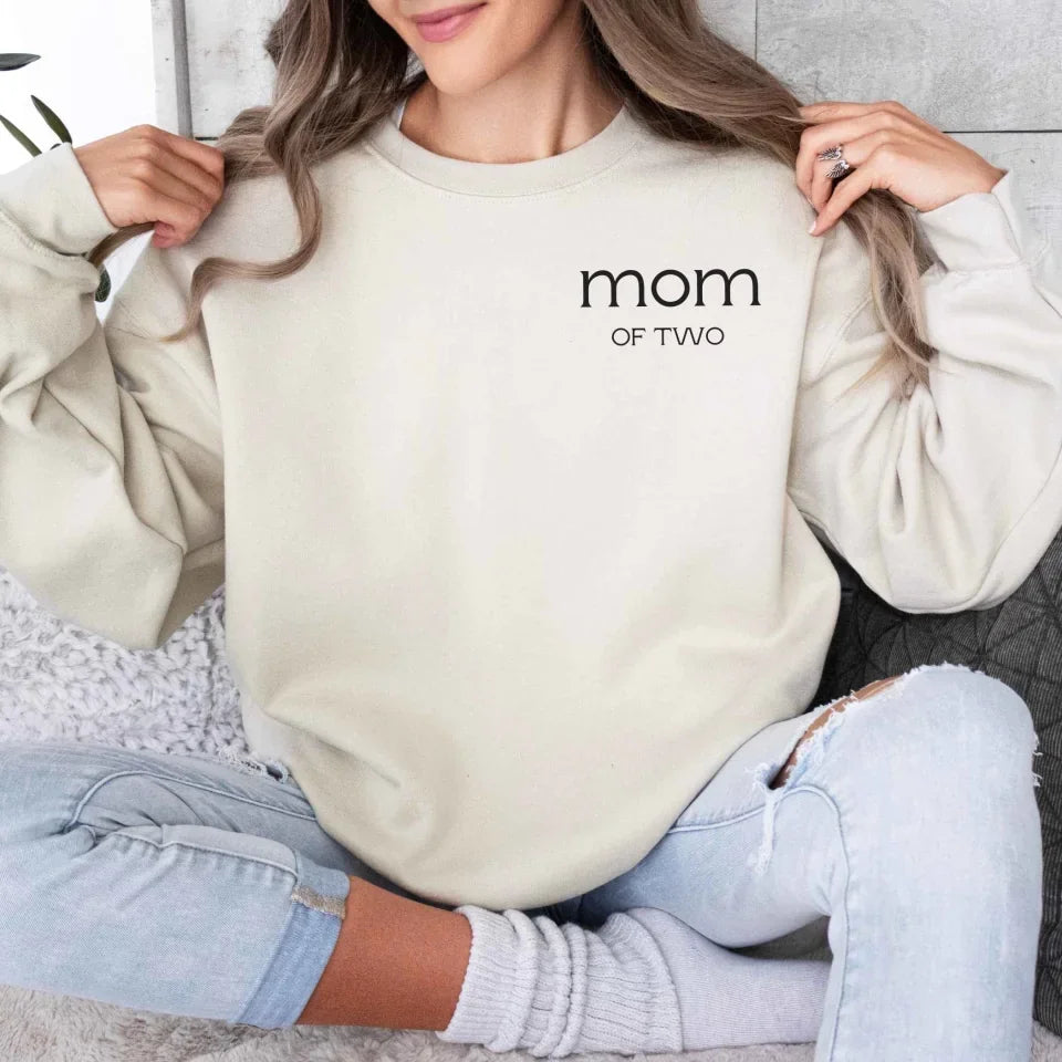 Printify Personalisierbareres Mama Sweatshirt Mama of X