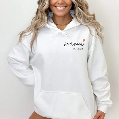 Printify Hoodie Mama personalisierbar mit Datum
