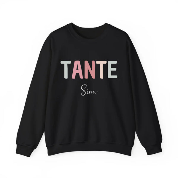 Pastell Tante Sweatshirt mit Namen