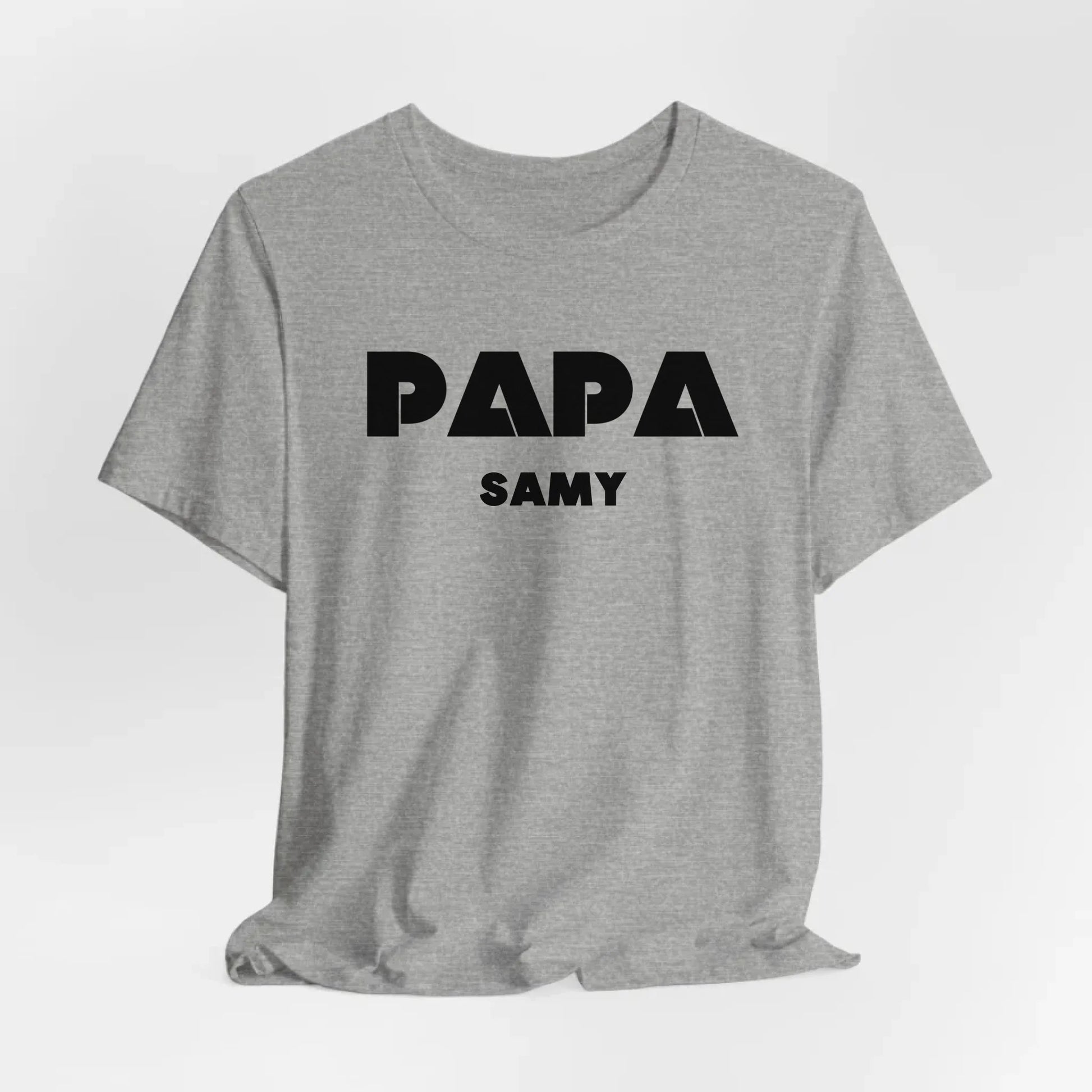 Printify Personalisierbares Papa T-Shirt mit Namen