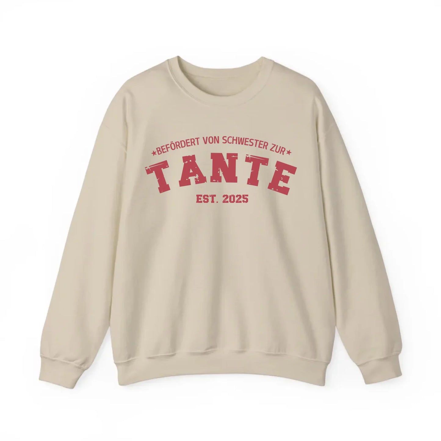 Printify 1Personalisierbares Sweatshirt befördert zur Tante
