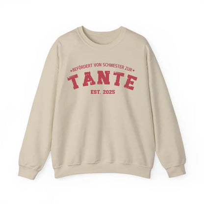 Printify 1Personalisierbares Sweatshirt befördert zur Tante