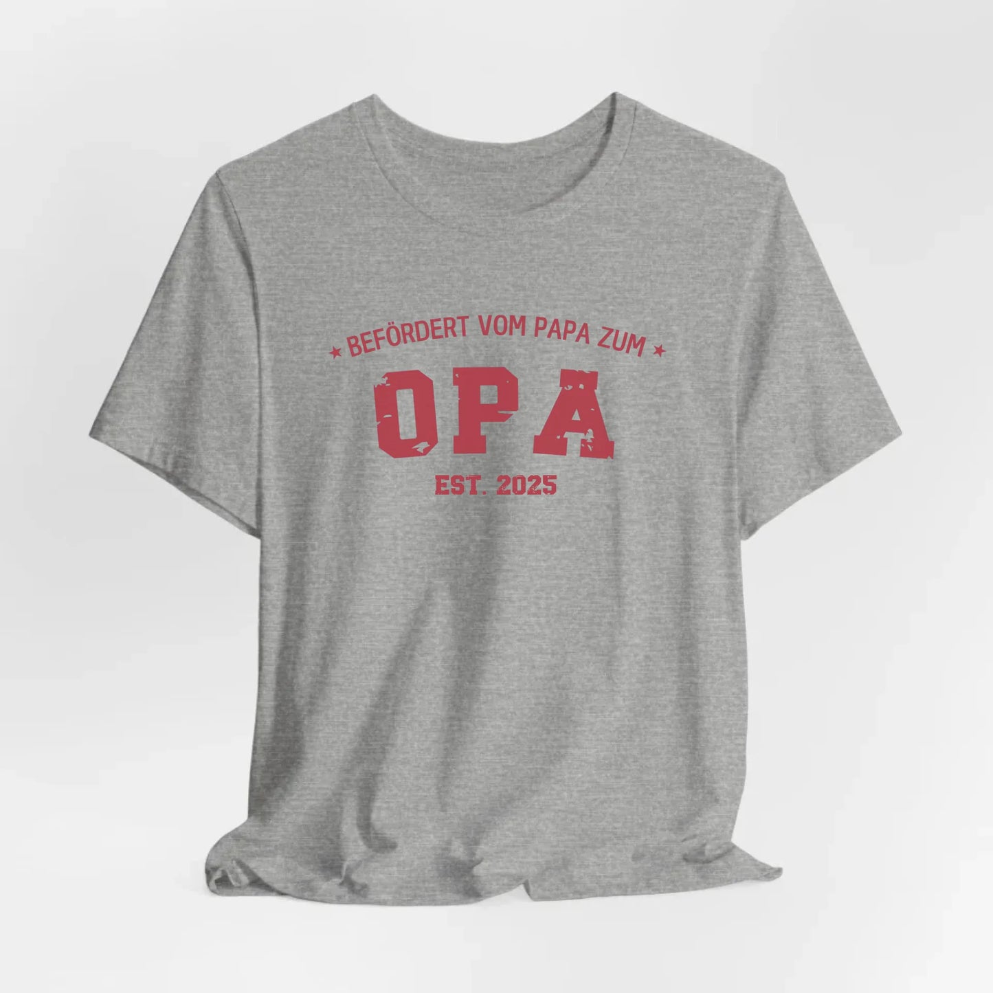 Printify Personalisierbares T-Shirt Befördert zum Opa