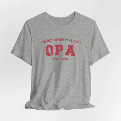Printify Personalisierbares T-Shirt Befördert zum Opa