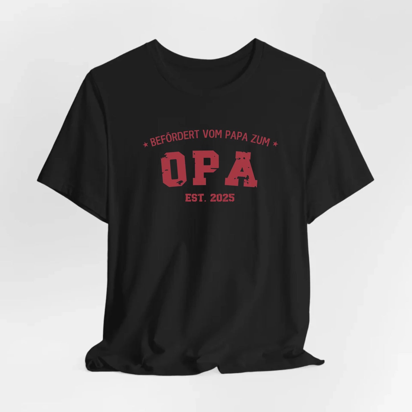 Printify Personalisierbares T-Shirt Befördert zum Opa
