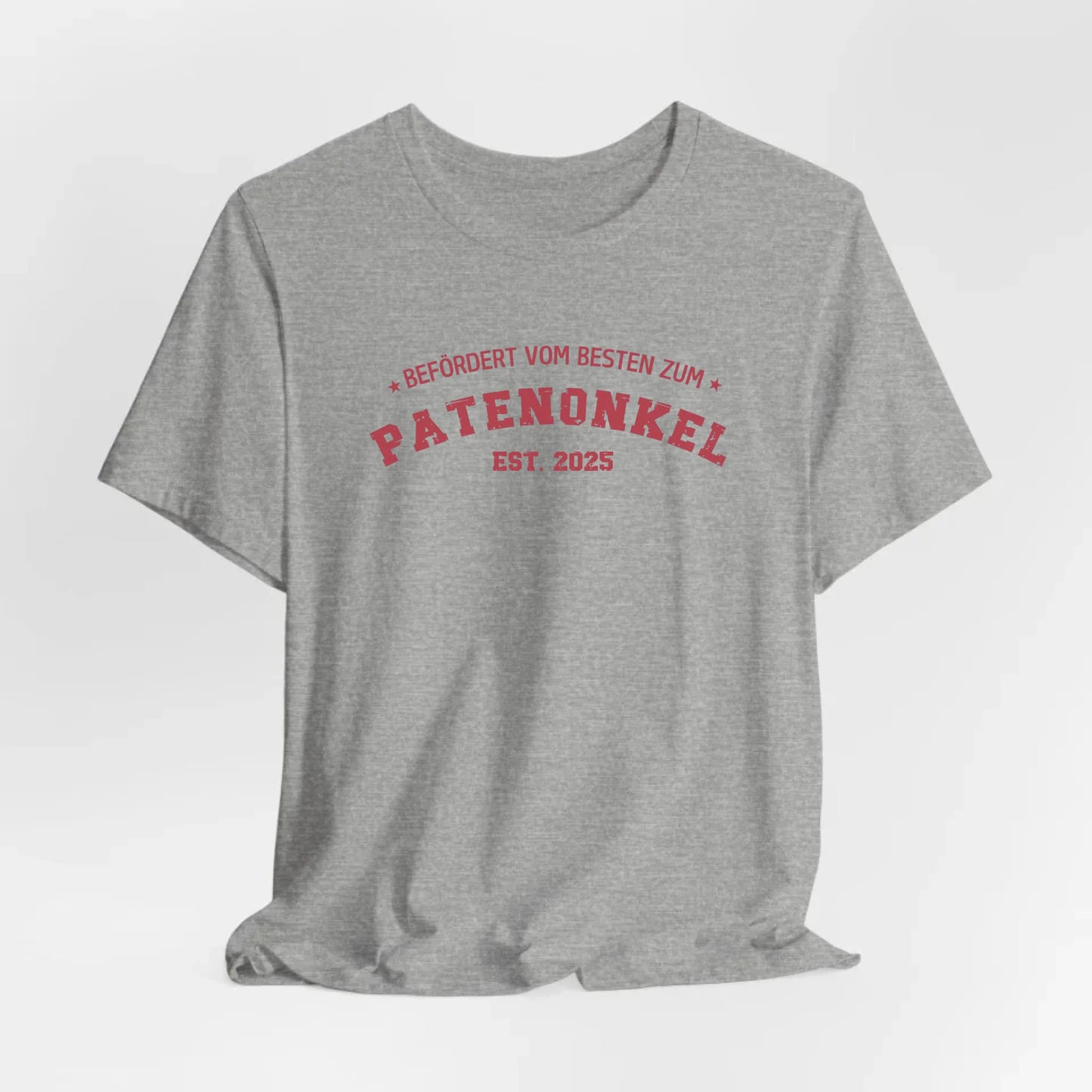 Printify Personalisierbares T-Shirt Befördert zum Patenonkel