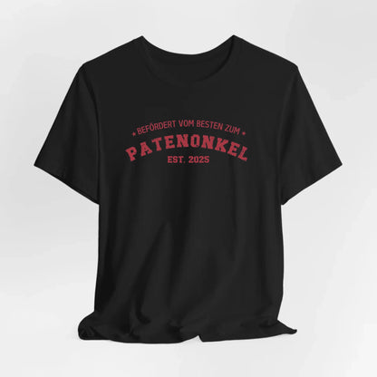Printify Personalisierbares T-Shirt Befördert zum Patenonkel