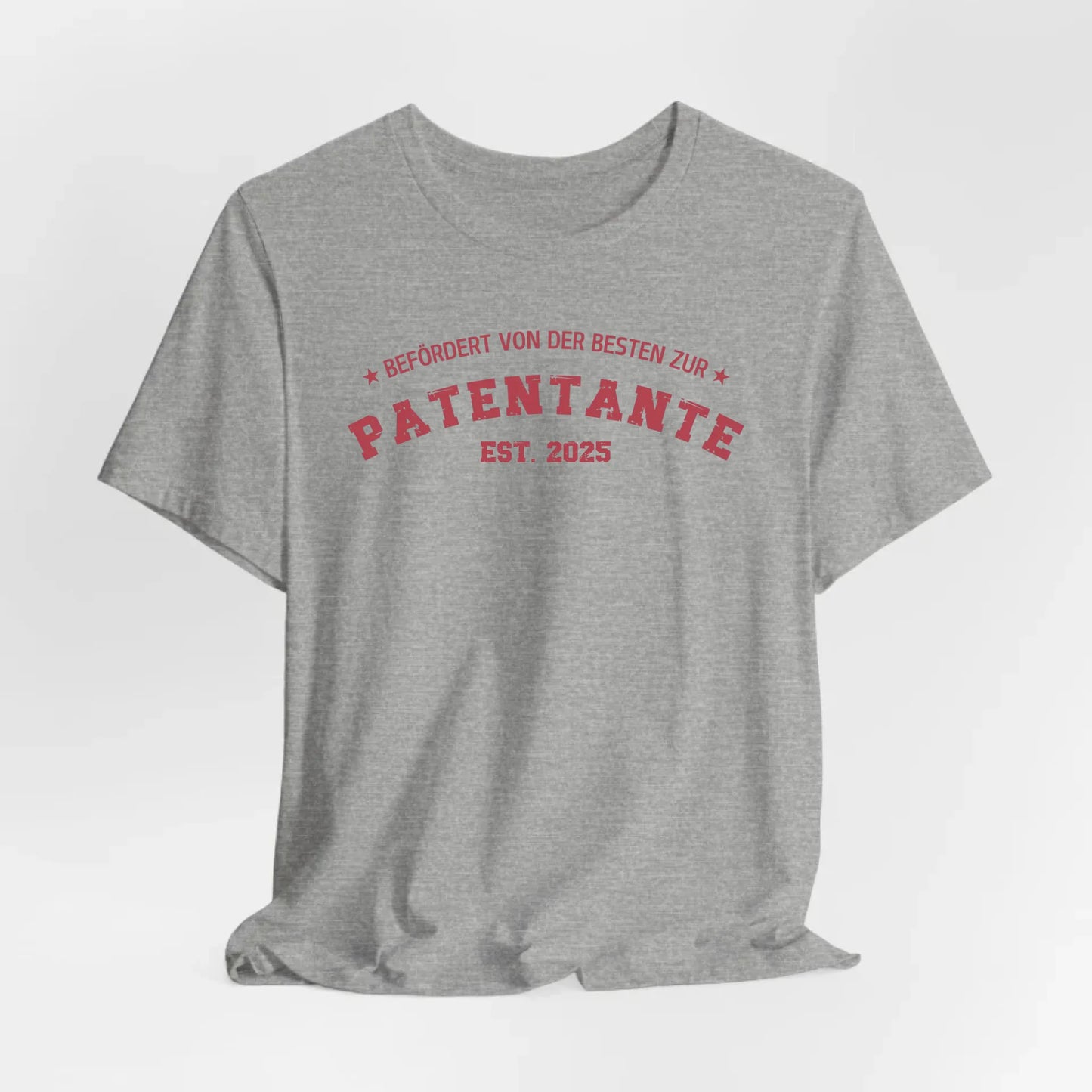 Printify Personalisierbares T-Shirt Befördert zur Patentante