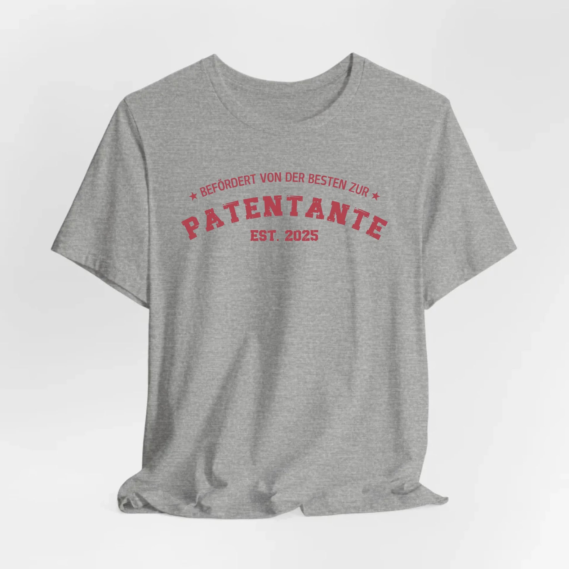 Printify Personalisierbares T-Shirt Befördert zur Patentante