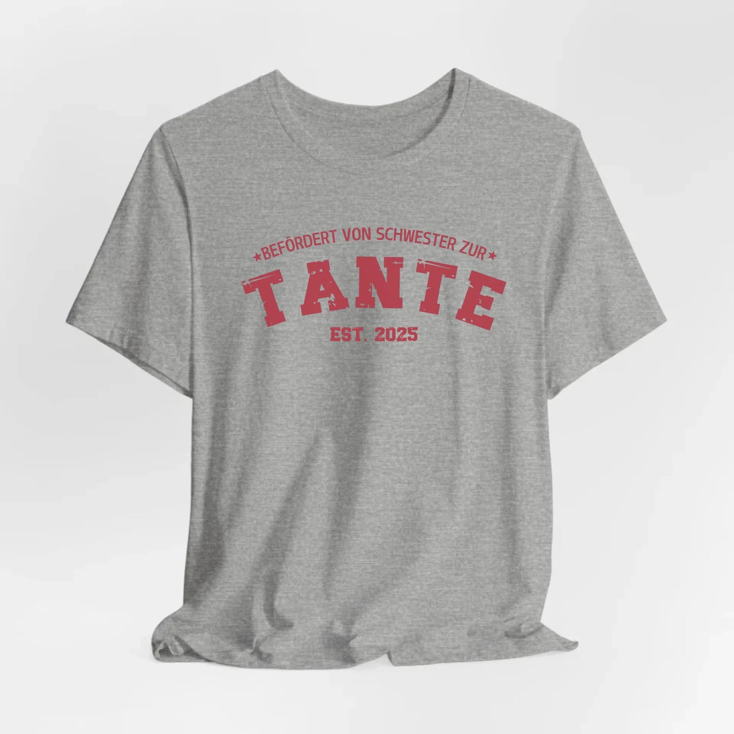 Printify Personalisierbares T-Shirt befördert zur Tante