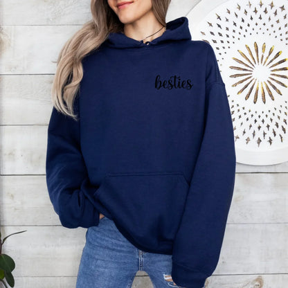 Printify Hoodie Bestie Personalisierbar Hoodie Bestie 8 Navy