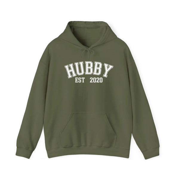 Partner Hoodie personalisiert mit Datum Hubby