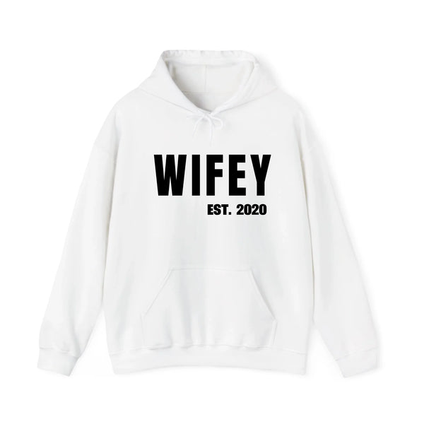 Personalisierter Partner Hoodie Wifey