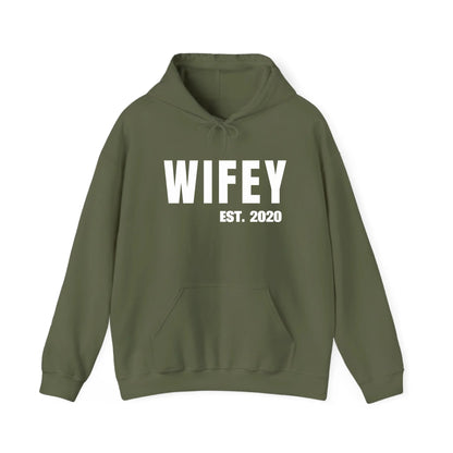mamagibt Personalisierter Partner Hoodie Wifey