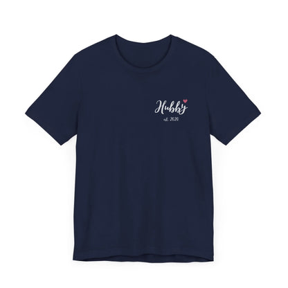 mamagibt Individuelle Partner T-Shirts personalisiert mit Datum Hubby