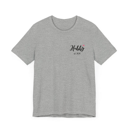 mamagibt Individuelle Partner T-Shirts personalisiert mit Datum Hubby
