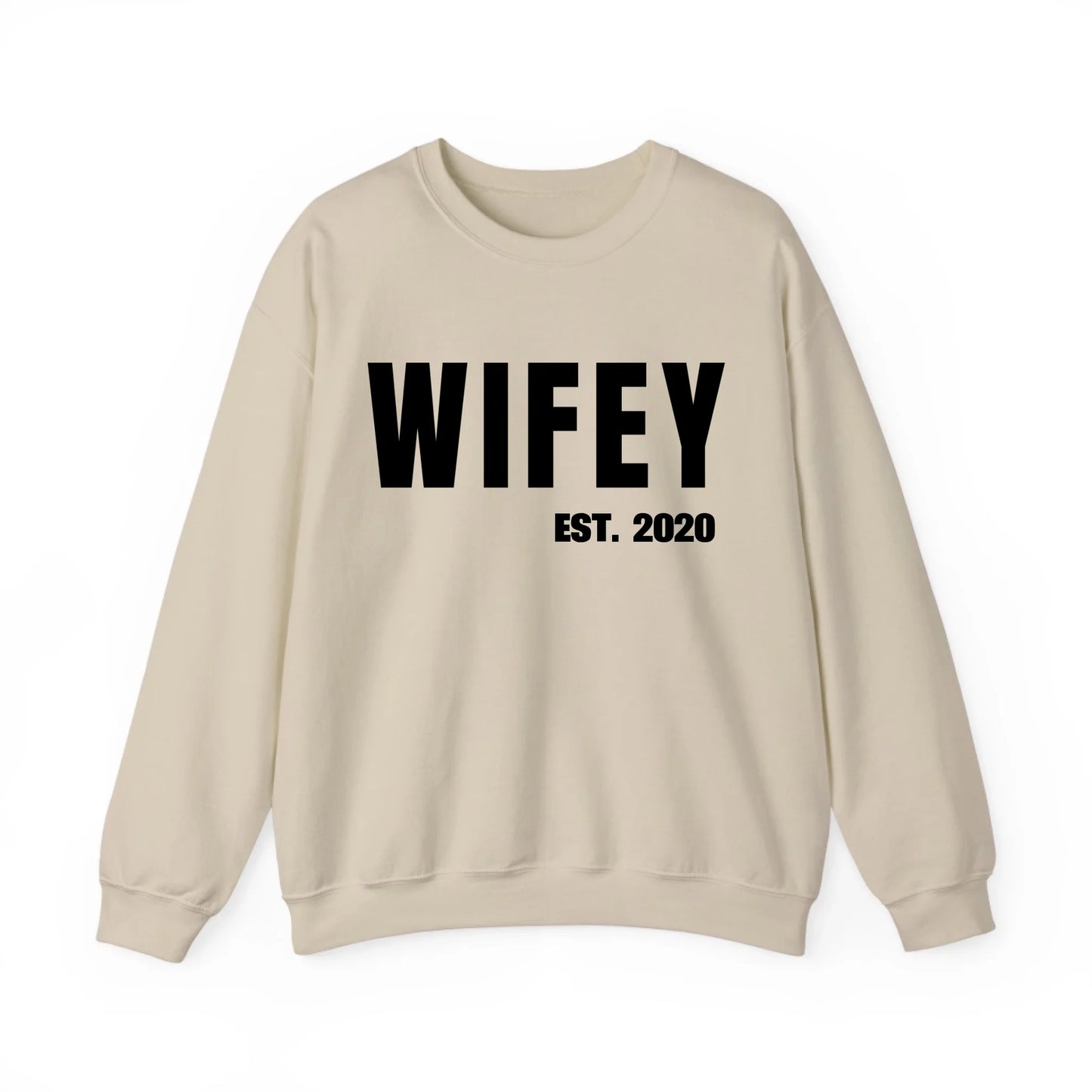 mamagibt Personalisiertes Partner Sweatshirt Wifey