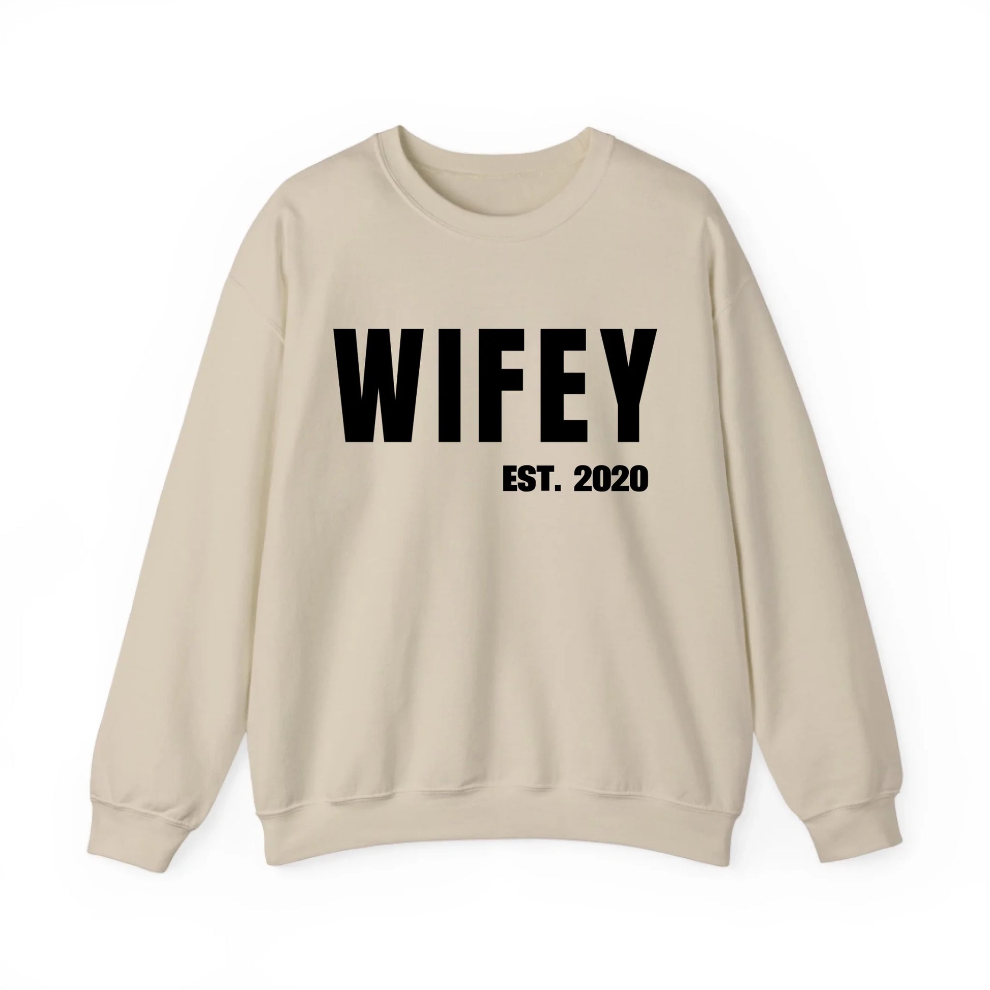 mamagibt Personalisiertes Partner Sweatshirt Wifey
