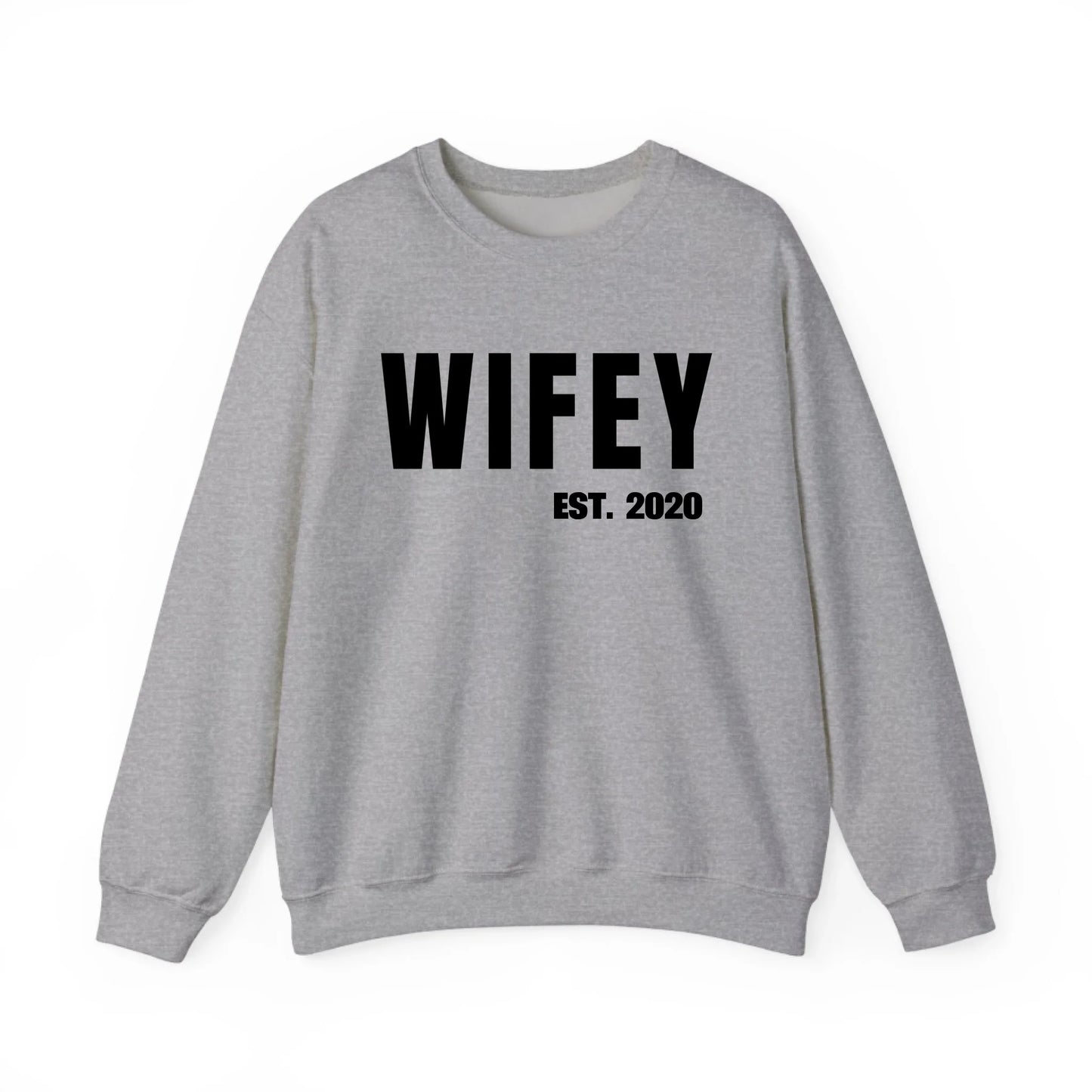 mamagibt Personalisiertes Partner Sweatshirt Wifey